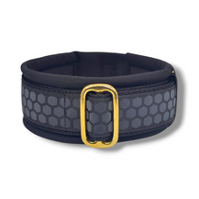Lade das Bild in den Galerie-Viewer, reflektierendes Halsband 50mm "Black & Gold I"