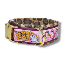 Lade das Bild in den Galerie-Viewer, Halsband 30mm "Einhornliebe - Leo Edition II"