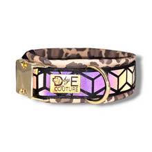 Lade das Bild in den Galerie-Viewer, reflektierendes Halsband 30mm "Golden Leopard II"