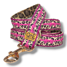 Lade das Bild in den Galerie-Viewer, Leine 3-fach "Pink Leo Love I"