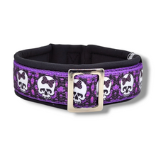 Lade das Bild in den Galerie-Viewer, Halsband 40mm "Lilac Skulls"