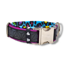 Lade das Bild in den Galerie-Viewer, reflektierendes Halsband 50mm "Rainbow Leopard II"