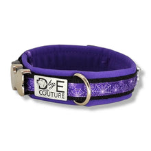 Lade das Bild in den Galerie-Viewer, Halsbänder - Halsband 25mm Lilac Spiderweb