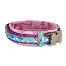 Lade das Bild in den Galerie-Viewer, Halsbänder - Halsband 25mm Rainbow Love