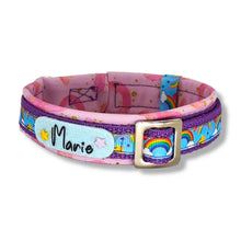 Lade das Bild in den Galerie-Viewer, Halsbänder - Halsband 25mm Rainbow Love