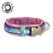 Lade das Bild in den Galerie-Viewer, Halsbänder - Halsband 25mm Rainbow Love