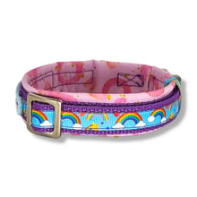 Lade das Bild in den Galerie-Viewer, Halsbänder - Halsband 25mm Rainbow Love