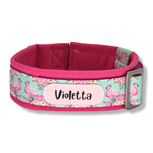 Lade das Bild in den Galerie-Viewer, Halsbänder - Halsband 30mm Flamingo Liebe II
