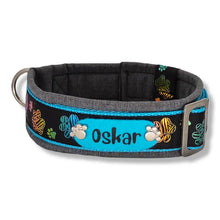 Lade das Bild in den Galerie-Viewer, Halsbänder - Halsband 40mm Metallic Paws