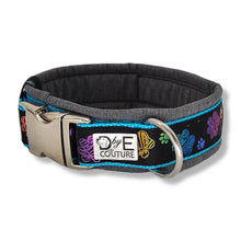 Lade das Bild in den Galerie-Viewer, Halsbänder - Halsband 40mm Metallic Paws