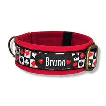 Lade das Bild in den Galerie-Viewer, Halsbänder - Halsband 40mm Pokerface