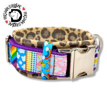 Lade das Bild in den Galerie-Viewer, Halsbänder - Halsband 50mm Colour Explosion