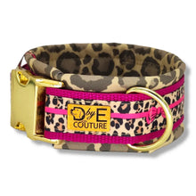 Lade das Bild in den Galerie-Viewer, Halsbänder - Halsband 50mm Pink Leo Love III