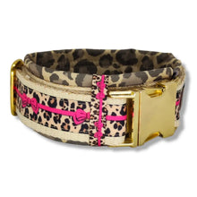 Lade das Bild in den Galerie-Viewer, Halsbänder - Halsband 50mm Pink Leo Love IV