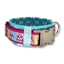 Lade das Bild in den Galerie-Viewer, Halsbänder - Halsband 50mm Sweet Little Dogs III
