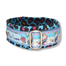 Lade das Bild in den Galerie-Viewer, Halsbänder - Halsband 50mm Unicorn Love