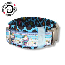 Lade das Bild in den Galerie-Viewer, Halsbänder - Halsband 50mm Unicorn Love