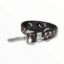 Lade das Bild in den Galerie-Viewer, Leinen - Leine 3-fach Skulls & Hearts