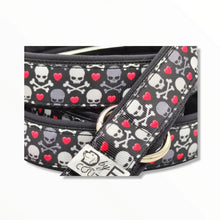Lade das Bild in den Galerie-Viewer, Leinen - Leine 3-fach Skulls & Hearts