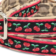 Lade das Bild in den Galerie-Viewer, Leinen - Leine stufenlos Kirsche küsst Leo