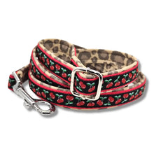 Lade das Bild in den Galerie-Viewer, Leinen - Leine stufenlos Kirsche küsst Leo