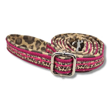 Lade das Bild in den Galerie-Viewer, Leinen - Leine stufenlos Pink Leo Love