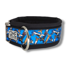 Lade das Bild in den Galerie-Viewer, Halsband 30mm &quot;Blue Dogs III&quot;
