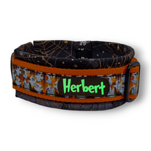 Lade das Bild in den Galerie-Viewer, Halsband 50mm &quot;Happy Halloween I&quot;
