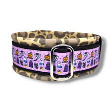 Lade das Bild in den Galerie-Viewer, Halsband 40mm &quot;Halloween-Leo-Love II&quot;
