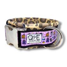 Lade das Bild in den Galerie-Viewer, Halsband 40mm &quot;Halloween-Leo-Love II&quot;
