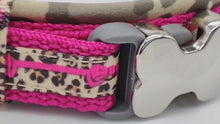 Laden und Abspielen von Videos im Galerie-Viewer, Halsband 20mm &quot;Pink Leo Love VI&quot;
