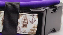 Laden und Abspielen von Videos im Galerie-Viewer, Halsband 40mm &quot;Black &amp; White Ship I&quot;
