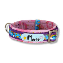 Lade das Bild in den Galerie-Viewer, Halsbänder - Halsband 20mm Rainbow Love II
