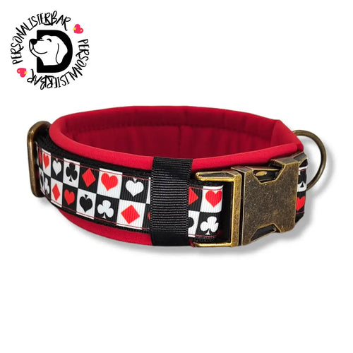 Halsbänder - Halsband 30mm Pokerface III