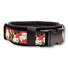 Lade das Bild in den Galerie-Viewer, Halsbänder - Halsband 30mm Skulls &amp; Roses III
