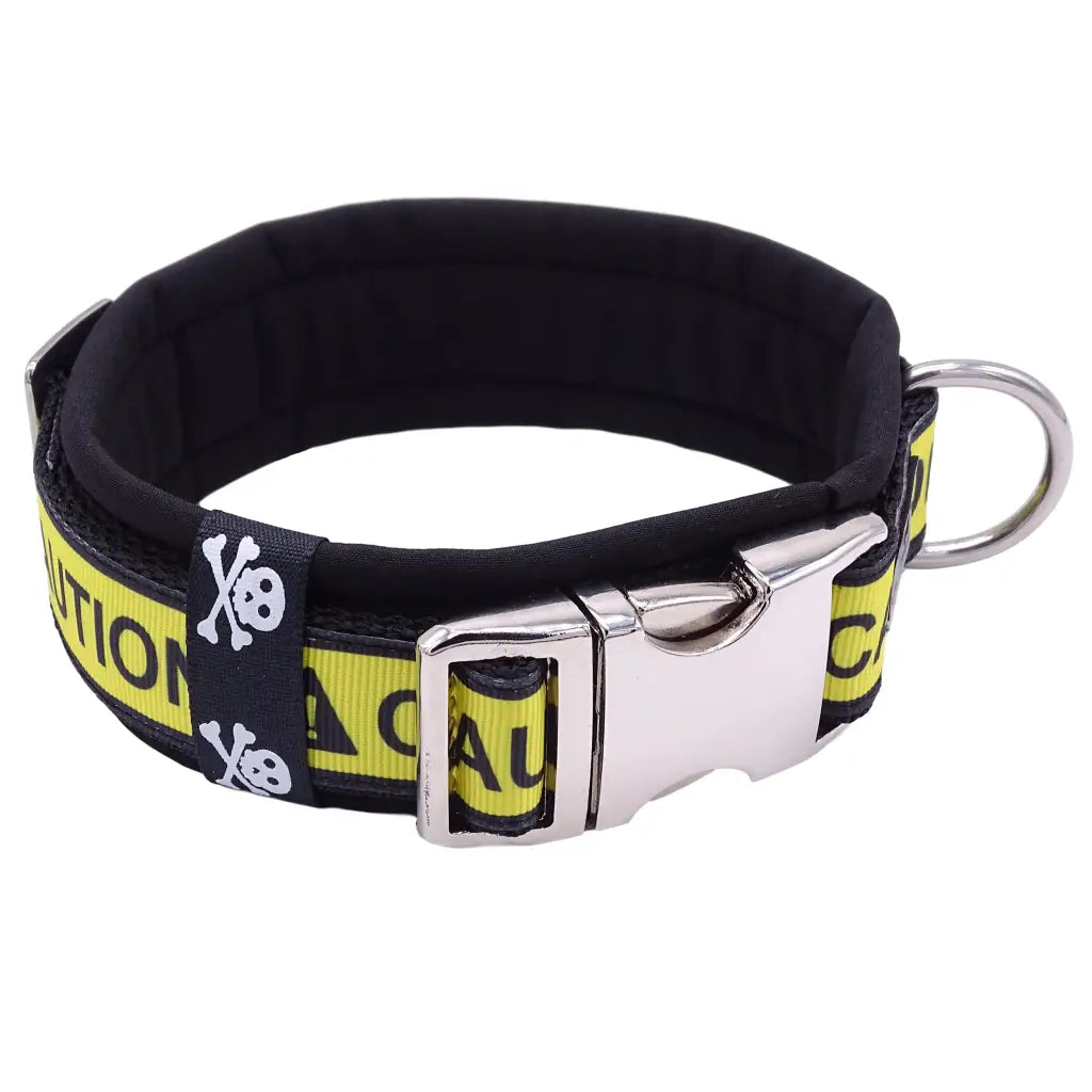 Halsbänder - Halsband 40mm CAUTION