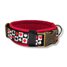Lade das Bild in den Galerie-Viewer, Halsbänder - Halsband 40mm Pokerface
