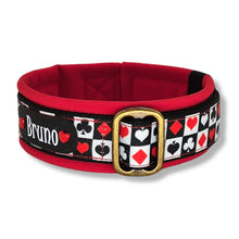 Lade das Bild in den Galerie-Viewer, Halsbänder - Halsband 40mm Pokerface
