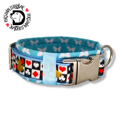 Halsbänder - Halsband 40mm Wonderland II