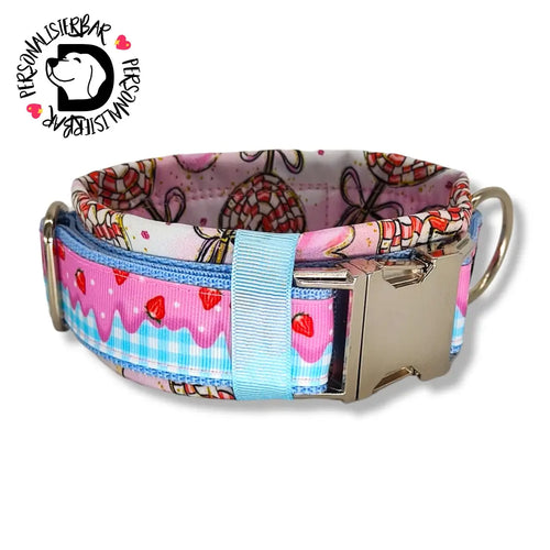Halsbänder - Halsband 50mm I Like Candy