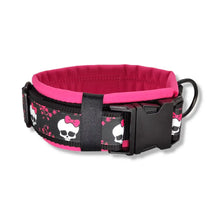 Lade das Bild in den Galerie-Viewer, Halsbänder - Halsband 50mm Pink Bow Skull II
