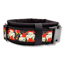 Lade das Bild in den Galerie-Viewer, Halsbänder - Halsband 50mm Skulls &amp; Roses
