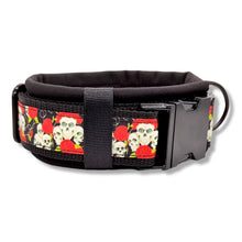 Lade das Bild in den Galerie-Viewer, Halsbänder - Halsband 50mm Skulls &amp; Roses
