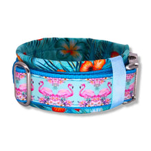 Lade das Bild in den Galerie-Viewer, Halsbänder - Halsband 50mm Tropical Dream
